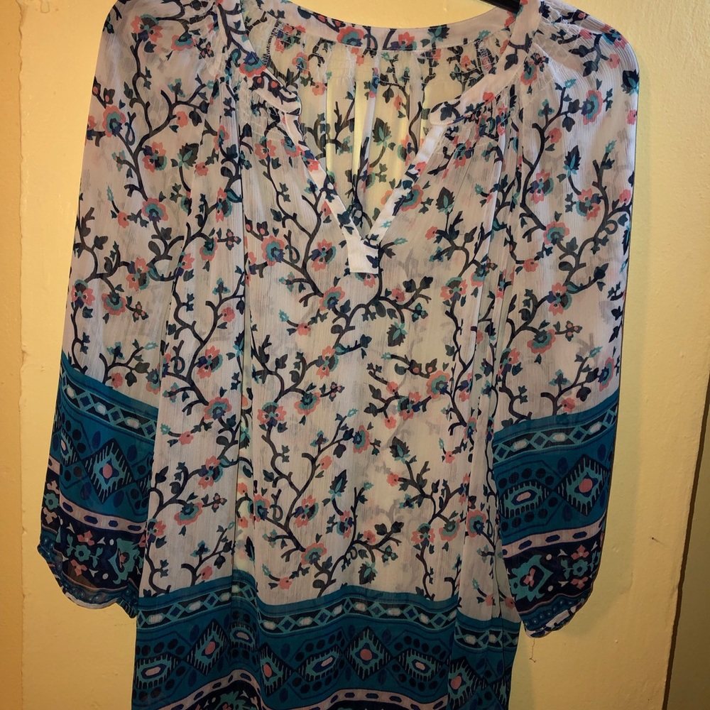 Multi color top